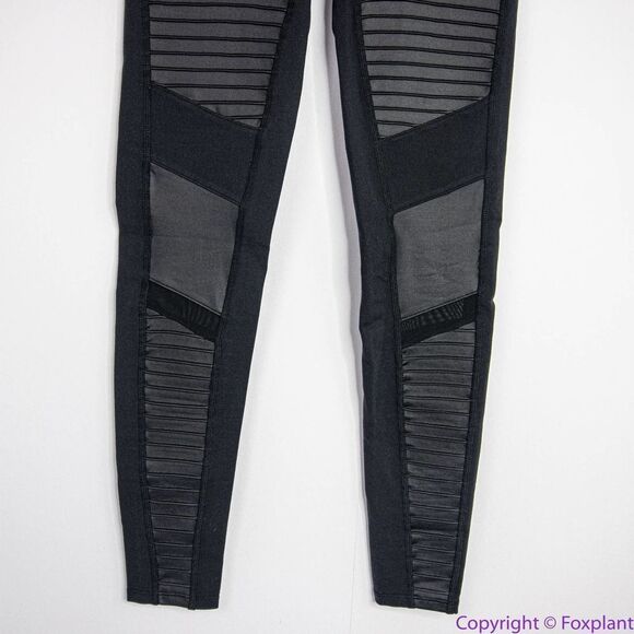 NEW Alo Yoga Women's High Waist Moto Legging in black, S - Picture 4 of 16